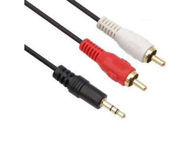3m RCA 케이블 스테레오 2선 to