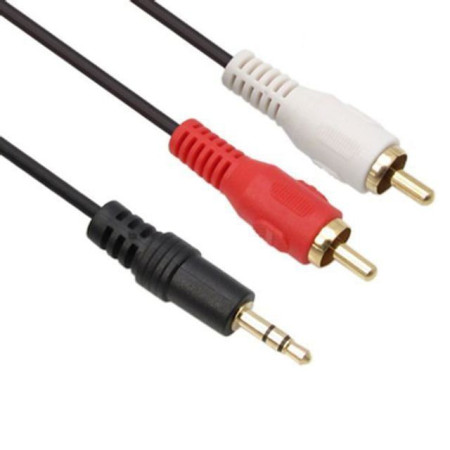 2선 RCA 스테레오 to 케이블 0.5m